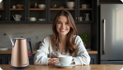 Berdsen BD-708 Rýchlovarná kanvica 1,7 l, medená