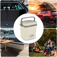 Berdsen 3831 Přenosná autochladnička Icemax ECO 26 l, krémová
