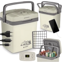 Berdsen 3831 Přenosná autochladnička Icemax ECO 26 l, krémová