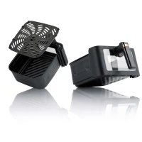 Fritéza na horúci vzduch Berdsen BD-655 6,5 l, 1700 W, čierna a zlatá