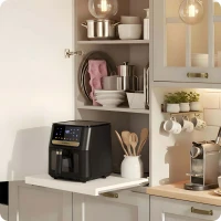 Fritéza na horúci vzduch Berdsen BD-655 6,5 l, 1700 W, čierna a zlatá