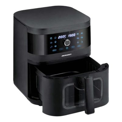 Fritéza na horúci vzduch Berdsen BD-661 8 l, 1700 W, čierna
