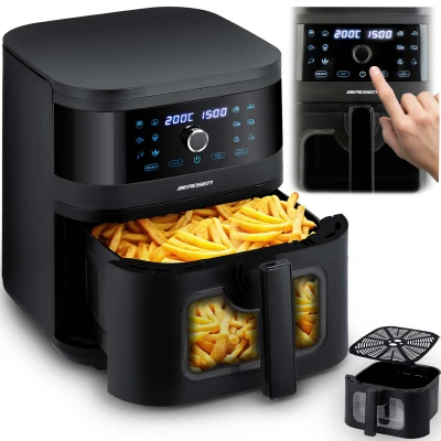 Fritéza na horúci vzduch Berdsen BD-661 8 l, 1700 W, čierna