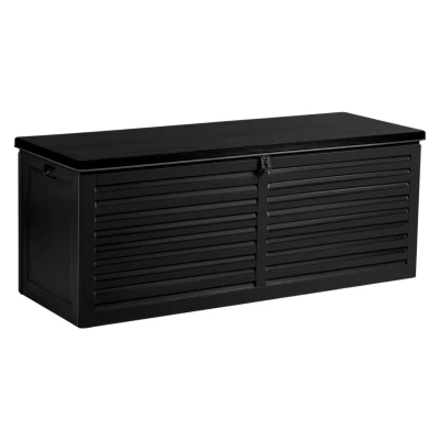Plonos PL-801 Záhradný box 143,5 x 57 x 53,5 cm, 390 l, čierny