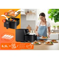 Fritéza na horúci vzduch Berdsen BD-662 6,5 l, 1700 W, čierna