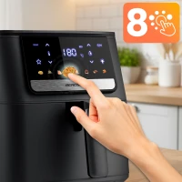 Fritéza na horúci vzduch Berdsen BD-662 6,5 l, 1700 W, čierna