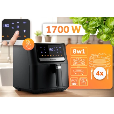 Fritéza na horúci vzduch Berdsen BD-662 6,5 l, 1700 W, čierna