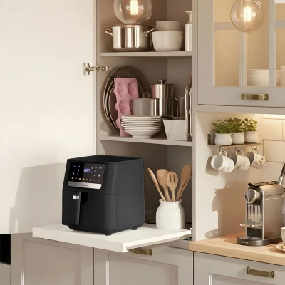 Fritéza na horúci vzduch Berdsen BD-662 6,5 l, 1700 W, čierna