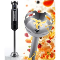 Berdsen BD-754 Ručný mixér s titánovými nožmi, 1500 W, 5 v 1, čierny