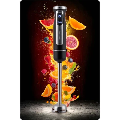 Berdsen BD-754 Ručný mixér s titánovými nožmi, 1500 W, 5 v 1, čierny