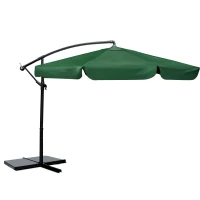 Plonos PL-881 Záhradný slnečník, skladací, 8-segmentový, 350 cm, s obalom, zelený