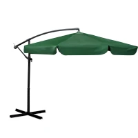Plonos PL-881 Záhradný slnečník, skladací, 8-segmentový, 350 cm, s obalom, zelený