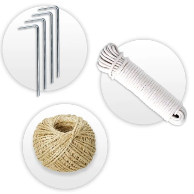 Plonos 4915-B Záhradný skleník 2 x 4,5 m, 140 g/m², zelený 