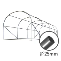 Plonos 4976-B Záhradný fóliový tunel 3 x 6 m, 140 g/m², zelený 