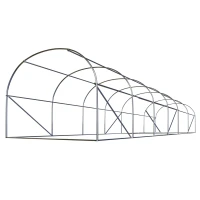 Plonos 4976-B Záhradný fóliový tunel 3 x 6 m, 140 g/m², zelený 