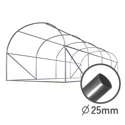 Plonos 4976-B Záhradný fóliový tunel 3 x 6 m, 140 g/m², zelený 