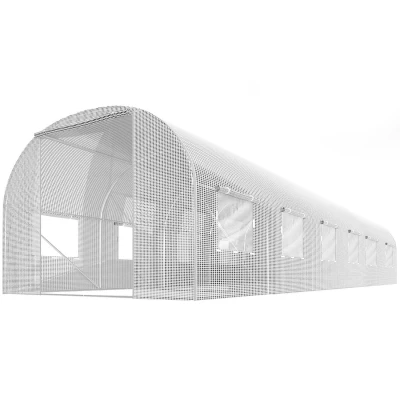 Plonos 4977-B Zahradní fóliový tunel 3 x 6 m, 140 g/m2, bílý