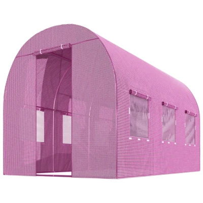 Plonos 4978-B Zahradní fóliový tunel 2 x 3 m, 140 g/m², růžový