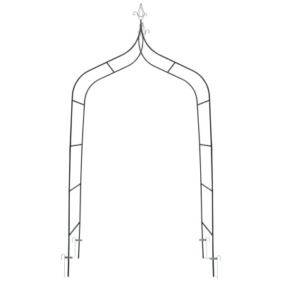 Plonos PL-991 Pergola zahradní oblouk 265 cm, tmavě zelená