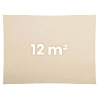 Plonos PL-885 Obdĺžniková tieniaca plachta 3 x 4 m, béžová