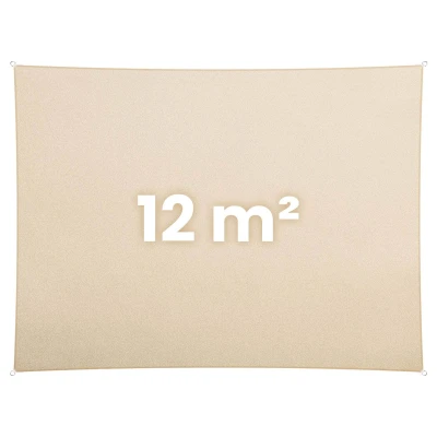 Plonos PL-885 Obdĺžniková tieniaca plachta 3 x 4 m, béžová