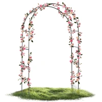 Plonos PL-990 Zahradní pergola oblouk 240 cm, černá