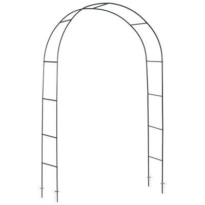 Plonos PL-990 Zahradní pergola oblouk 240 cm, černá