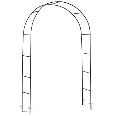 Plonos PL-990 Zahradní pergola oblouk 240 cm, černá