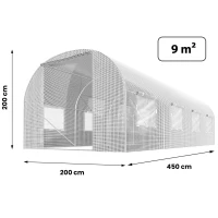 Plonos 4972-B Zahradní fóliovník 2 x 4,5 m, 140 g/m², bílý