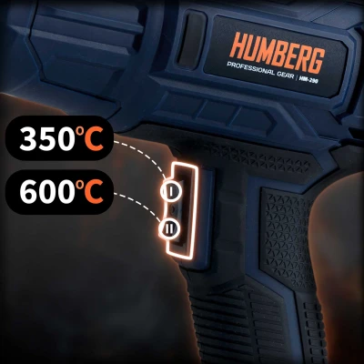 Humberg HM-290 Horkovzdušná pistole, 2000 W, 230 V