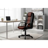 Sofotel 518B Kancelářské křeslo otočné, černo‑hnědé