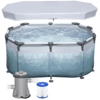Bestway 6002N Oválny chladiaci bazén 431 l s kazetovou filtráciou 