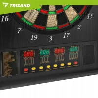 Trizand 27046 Elektronický terč na šipky s příslušenstvím 52,5 x 69 x 7 cm