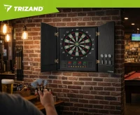 Trizand 27046 Elektronický terč na šipky s příslušenstvím 52,5 x 69 x 7 cm