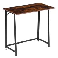 ModernHome TH-FD-7-16 Skládací loftový počítačový stůl 80×45 cm, tmavě hnědý