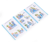 MULTISTORE HC713659 Magnetická stavebnice zima, 97 ks