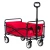 MultiGarden TC-005 Skladací záhradný/plážový transportný vozík, 48×90 cm, červený