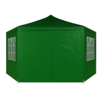 MultiGarden PAW-2X2X2 Skladací záhradný altánok 2 x 2 x 2 m + 6 bočných stien, zelený