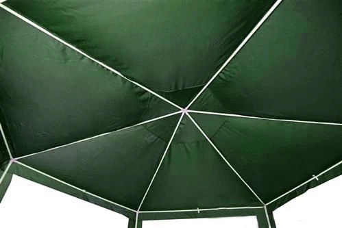 MultiGarden PAW-2X2X2 Skladací záhradný altánok 2 x 2 x 2 m + 6 bočných stien, zelený