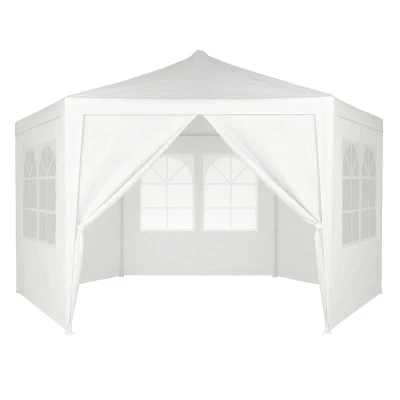 MultiGarden PAW-2X2X2 Skladací záhradný altánok 2 x 2 x 2 m + 6 bočných stien, biely