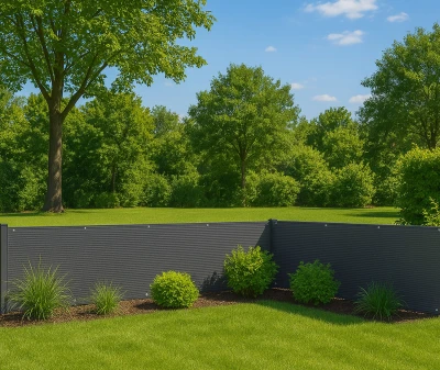 MultiGarden BP-200 Balkónová tienidlo s príslušenstvom 100×500 cm + montážne príslušenstvo, sivá farba