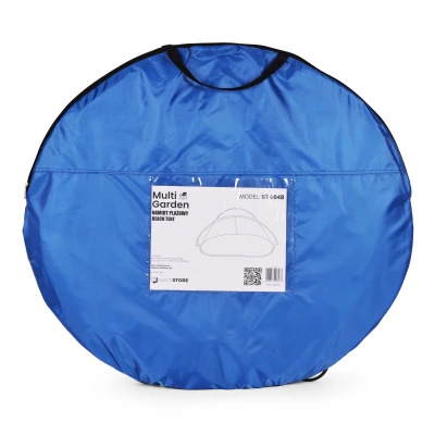 MultiGarden BT-004B PopUP plážový prístrešok, 213 × 121 × 100 cm, modrý