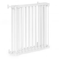 ECOTOYS SF-015-W Bezpečnostná bránka, detský kútik, 5 panelov, 300 cm, kov, biela