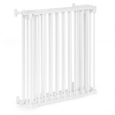 ECOTOYS SF-015-W Bezpečnostná bránka, detský kútik, 5 panelov, 300 cm, kov, biela