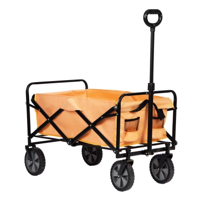 MultiGarden BP-025 Skládací transportní vozík 47x105 cm, oranžový