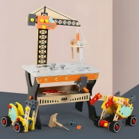 ECOTOYS TL812003 Drevená dielňa s náradím