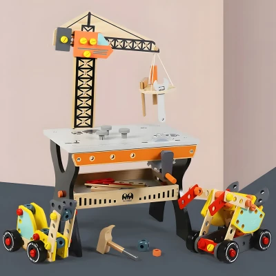 ECOTOYS TL812003 Drevená dielňa s náradím