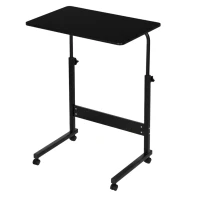 ModernHome TH-LD-1 Stůl na notebook s kolečky k posteli, nebo křeslu, černý