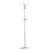 ModernHome GH-8010 Stojací věšák s podstavcem na oblečení, kov, bílý