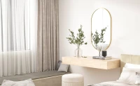 ModernHome 15419 Oválné nástěnné zrcadlo 100 x 50 cm, zlatý rám